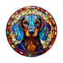 Dachshund Glass Suncatcher Worktop Saver